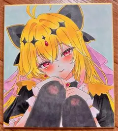 紋*様 手描きイラスト 名探偵プリキュア キュアアルカナ・シャドウ