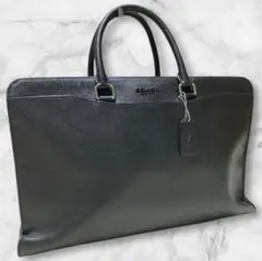 『最終値下げ❗️』 コーチ レザー ベケット ストラクチャード サフィアーノ 黒