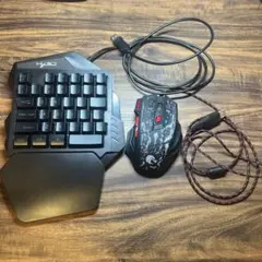 片手用キーボード マウス セット PC,PS4 ゲーム