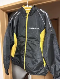 未使用　DUNLOP ナイロンジャケット 黒/黄 F 男女