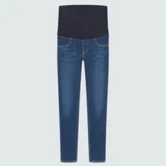 ユニクロ マタニティウルトラストレッチジーンズ M ブルー