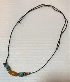 2Turquoise & antique beads Necklace
