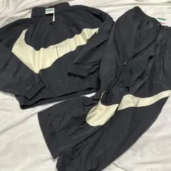 新品　完売　ブラック　XLサイズ　NIKE ビッグスウッシュ セットアップ