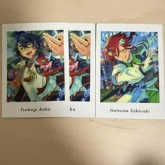 あんスタ　ぱしゃっつ　vol.6 青葉つむぎ　逆先夏目　3枚