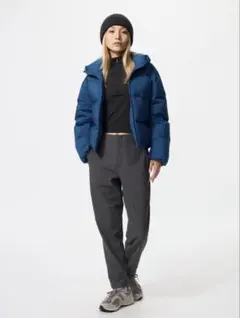 ウォームストレッチパンツ ダークグレーL