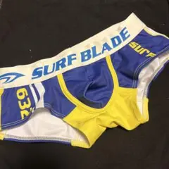 【新品】SURF BLADE ボクサーパンツ M 青/黄