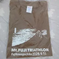 Mt. FUJI トライアスロン Tシャツ Sサイズ ブラウン