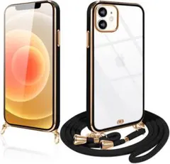 ★ iPhone12 / iphone 12 Pro ケー o ブラック 714