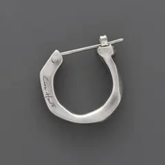 ライオンハート クロッシング フープ ピアス シルバー925