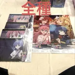 一番くじ 「ぼっち・ざ・ろっく！」K賞クリアファイル＆ステッカ全セット