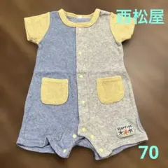 西松屋　ベビー ロンパース カバーオール 70cmのサムネイル