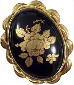 リモージュ　Limoges ブローチ　バラ アンティーク雑貨　ヴィンテージ