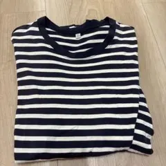 00sUNIQLO ボーダーロンT ネイビー✖️ホワイト　L archive