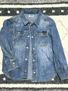 【美品】F.O.KIDS デニムシャツ 100cm