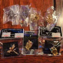 未使用【金属製ピンバッチ７個セット】