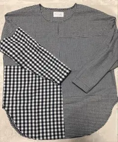 限定SALE⭐️antiqua パッチワークチェックシャツ 長袖のサムネイル