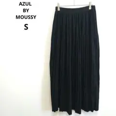 【マウジー 】MOUSSY プリーツ ロング スカート ウエストゴム ブラックのサムネイル