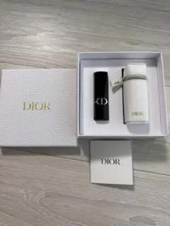 DIORプラチナステージギフト⭐︎リップ、ケース