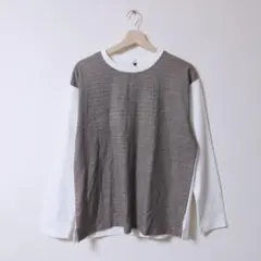 ✿最終価格✿a.v.v チェック柄長袖 トップス コンビネーション 【L】