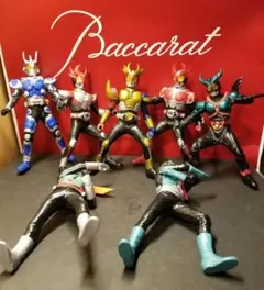 仮面ライダー　1号2号　アギト　フィギュア　7体　ソフビ　まとめ売り