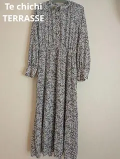 Te chichi TERRASSEロングワンピース　プリーツ　フリーサイズ
