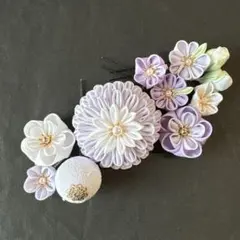 つまみ細工 髪飾り 成人式 卒業式 結婚式 七五三 No.66