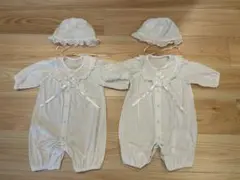 日本製　百貨店購入　セレモニードレス 50-70cm 双子