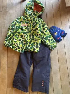 IGNIO ミッキー カモフラージュ スキーウェア 120