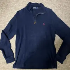 Polo Ralph Lauren ネイビー ジップアップセーター