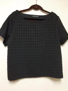 AVAIL MODE トップス Tシャツ レディース 千鳥格子 韓国 エンボス