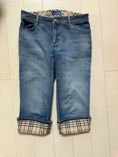 BURBERRY BLUE LABEL クロップドジーンズ 36