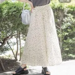 GLOBAL WORK さらさらリラックスフレアワイドパンツM