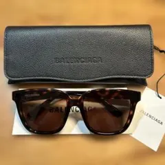 BALENCIAGA バレンシアガ スクエア メガネ 鼈甲 ベッコウ - メルカリ