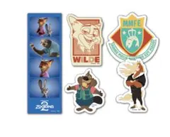 ズートピア ステッカーセット 5枚入り