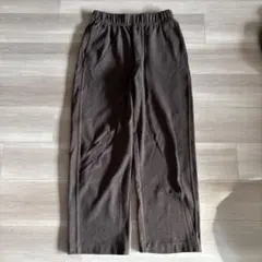 UNIQLO U ブラウン ワイドパンツ M