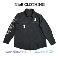 NieR CLOTHING 3ZIP LONGSHIRT長袖シャツ F ニーアのサムネイル