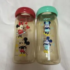 Pigeon❣️ミッキー ミニー 哺乳瓶 240ml 2本セット