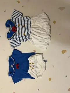 futafuta ベビー服セット 100cm・70cm ドナルド、デイジー