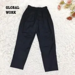s.2300【グローバルワーク】カジュアル パンツ ストライプ ウエストゴム
