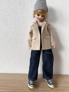 704 リカちゃん服　ピュアニーモ2エモーションSアウトフィット　ハンドメイド