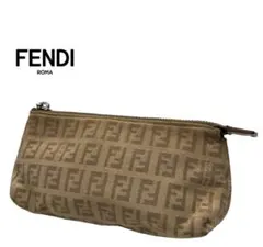 フェンディ　ポーチ　ズッカ　ブラウン　お洒落　レディース　メンズ　ブランド