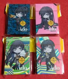 コカ・コーラ ジョージア Ado オリジナルトランプ 4種コンプリートセット