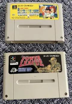 スーパーファミコン 白熱プロ野球ガンバリーグ & スーパーパワーリーグ