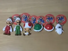 スーパーマリオ マスコットフィギュア キーホルダー 6個セット