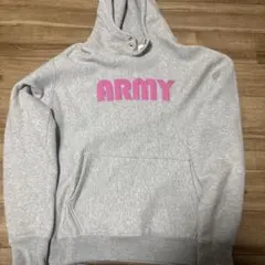 【80s USA製】チャンピオン ARMY リバース風　フルジップパーカー L 80s USA製】チャンピオン ARMY リバース風 フルジップパーカー L