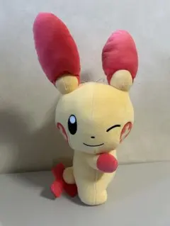 【ポケットモンスター】タグ付き　プラスル　ほぺぴた　でっかいぬいぐるみ