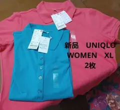 ユニクロ　ドライストレッチ　カノコポロシャツ　XL　2枚