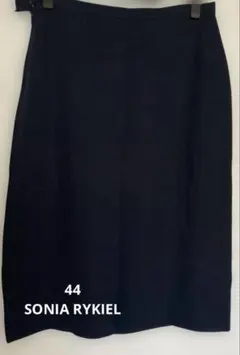 SONIA RYKIEL ネイビータイトスカート サイズXL フランス製　美品のサムネイル