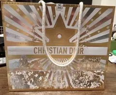 Christian Dior 紙袋 ゴールド