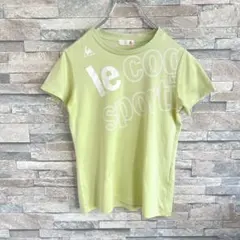 ルコックスポルティフ 半袖 ロゴTシャツ ライトグリーン S スポーツウェアのサムネイル